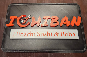 3D Printed Restaurant Logo